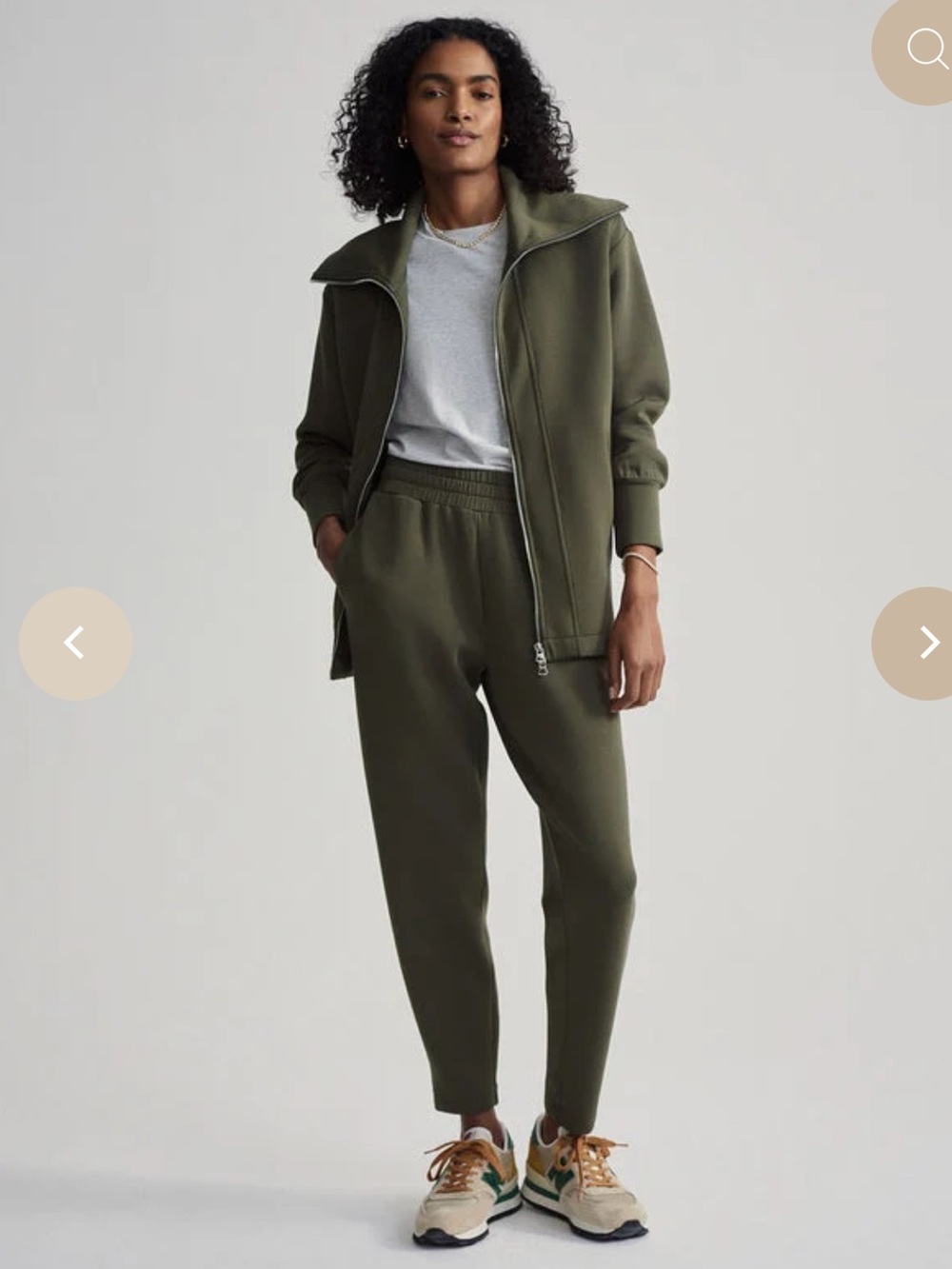 Varley The Slim Pant 25” Olive Night DoubleSoft Pants Size Small